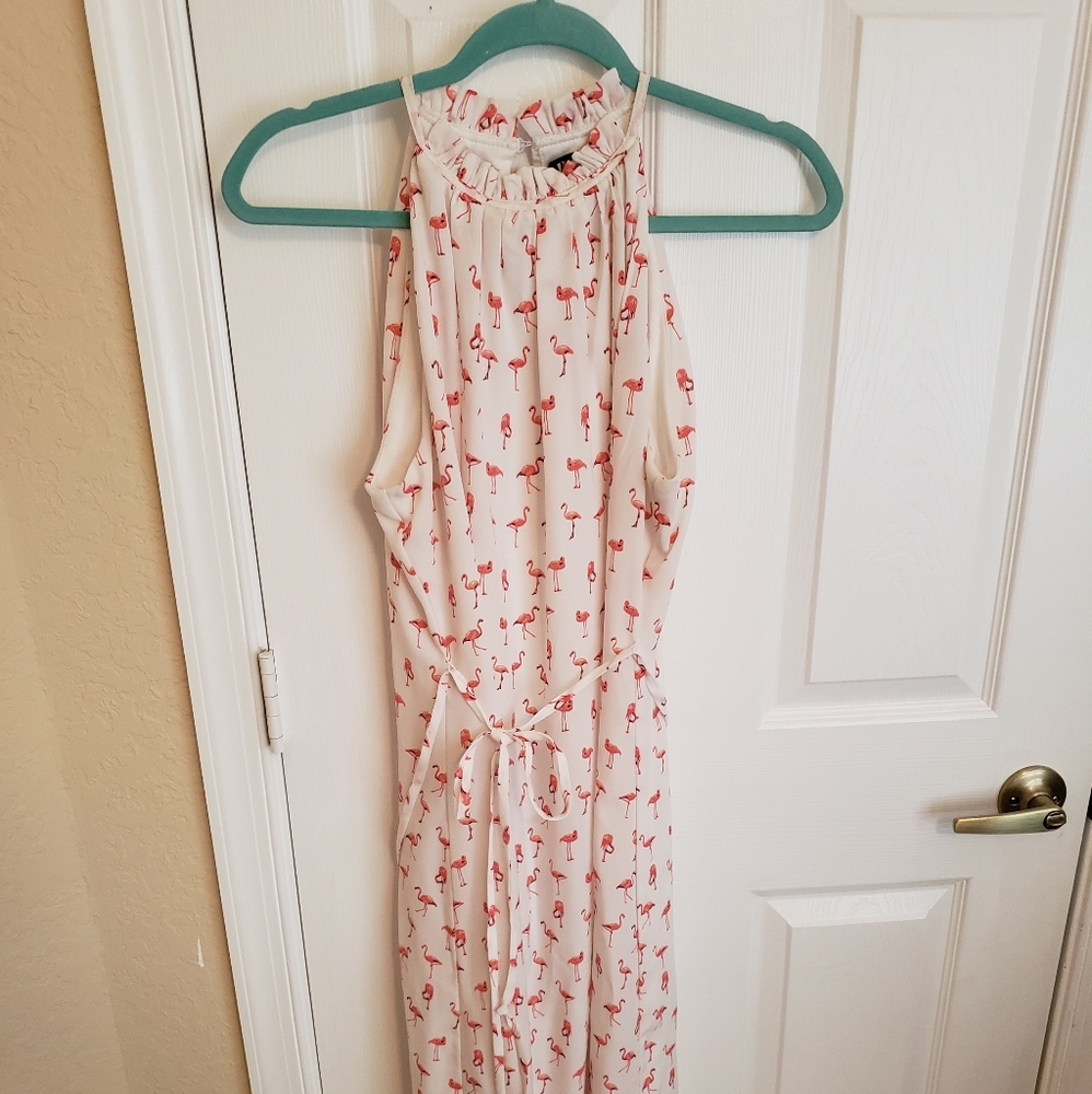 Flamingo high jeck maxi dress 🦩